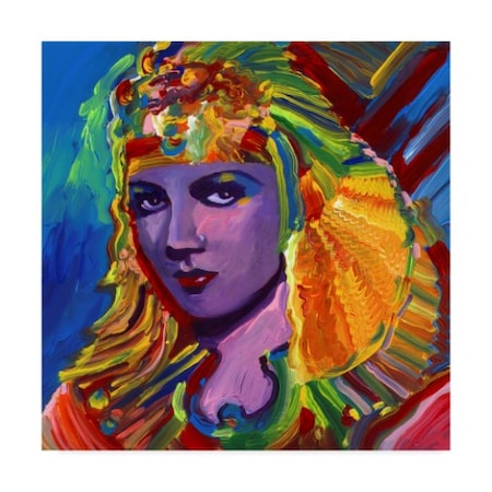 Howie Green 'Claudette Colbert Cleopatra' Canvas Art,18x18